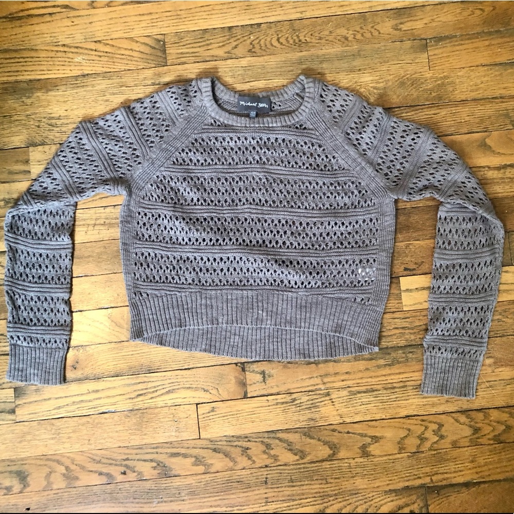 Michael Stars crop knit sweater